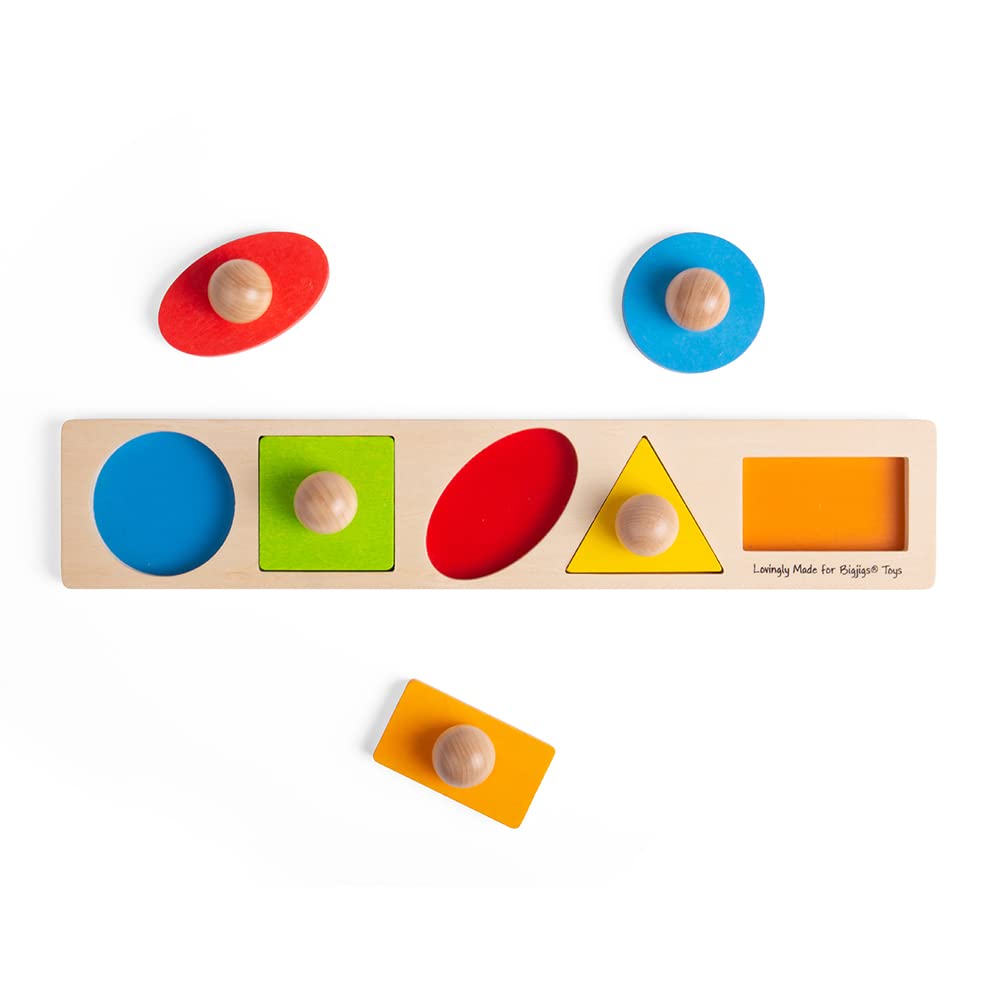 Bigjigs Toys, Wooden Shape Sorter Puzzle, Wooden Toys, Shape Sorter, Baby Shape Sorter, Shape Sorters For 1 2 3 Year Olds, Baby