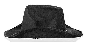 Amscan Velour Cowboy Hat, Party Accessory, Black