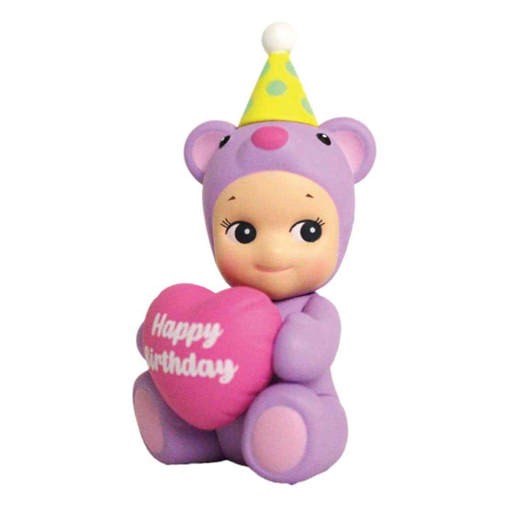 Sonny Angel Birthday Gift Bear 2021 - Original Mini Figure / Edition - 1 Sealed Blind Box, Multicolor