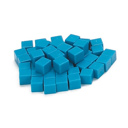 EAI Education Base Ten Units Set - 1000 Blue Plastic Small Educational Tools