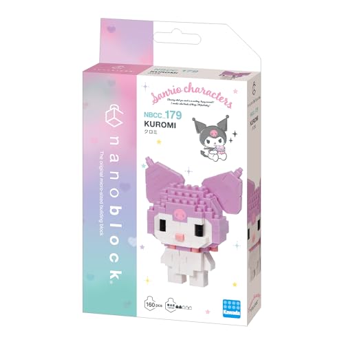 Nanoblock - Sanrio - Kuromi, Character Collection Series Building Kit