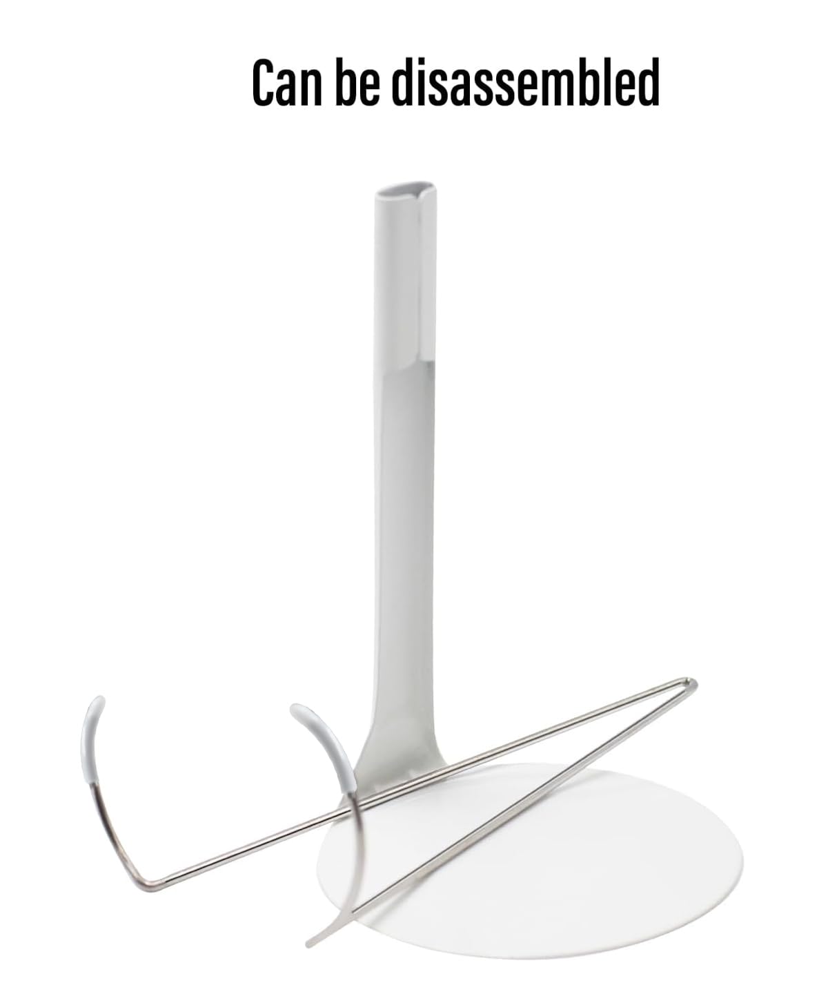 Upvolcora White Adjustable Dolls Stands Display Holder, 8'' To 12'' Dolls Or Action Figures Shelf, Waist Is 2 To 2.5 Inches Wide