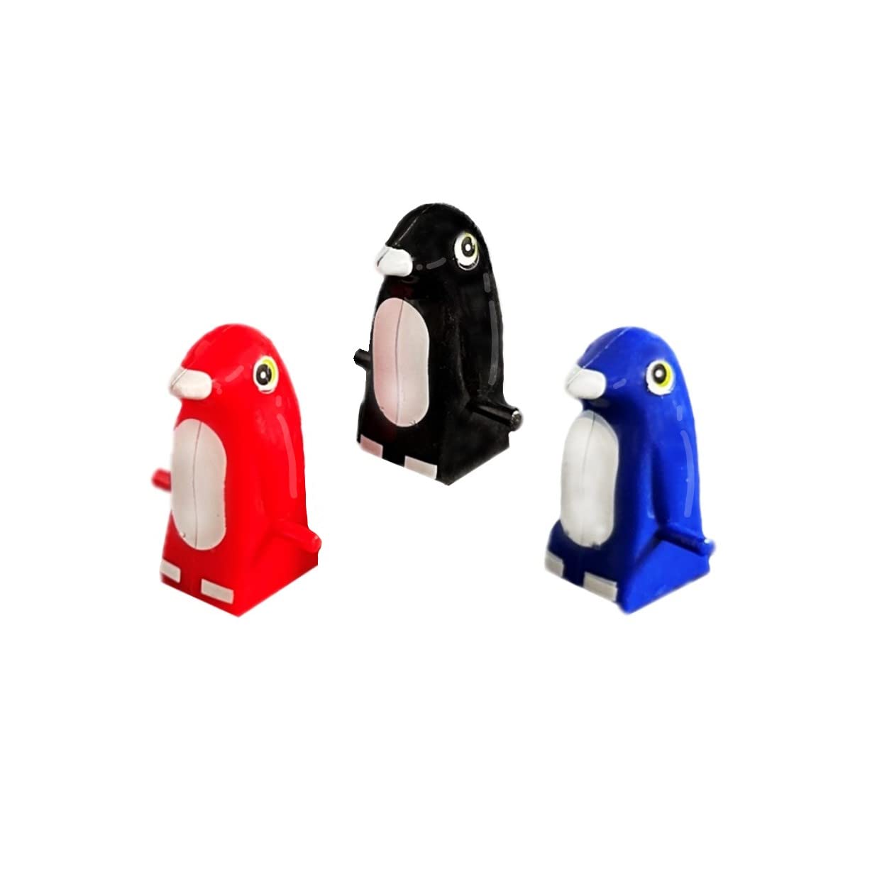 Haktoys Replacement Penguin Figurines - Compatible With Arctic Fun Penguin Slide Playset | Fun Playful Penguins For Penguin Race Track Toy (Pack Of 3)