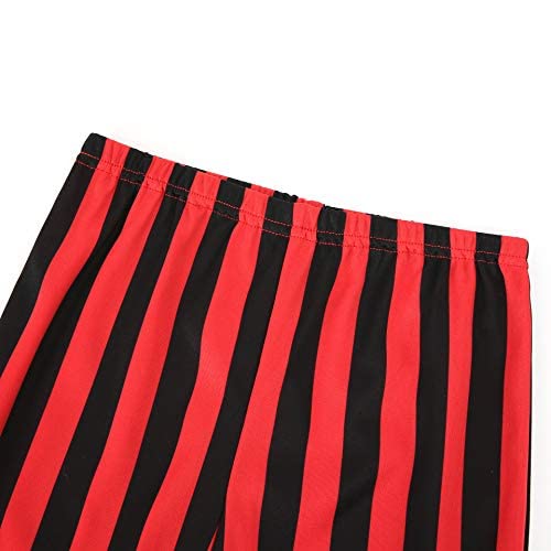 Wizland Children'S Pirate Costume 8Pcs Deluxe Pirate Costume For Kids 9-10Years