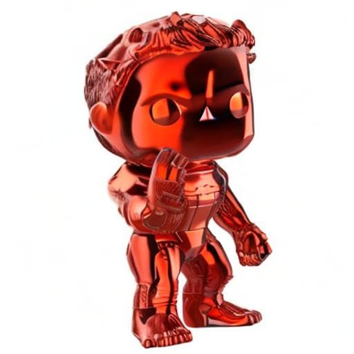 Funko POP! Marvel Hulk Vinyl Figure #499 - Exclusive Red Chrome Collectible