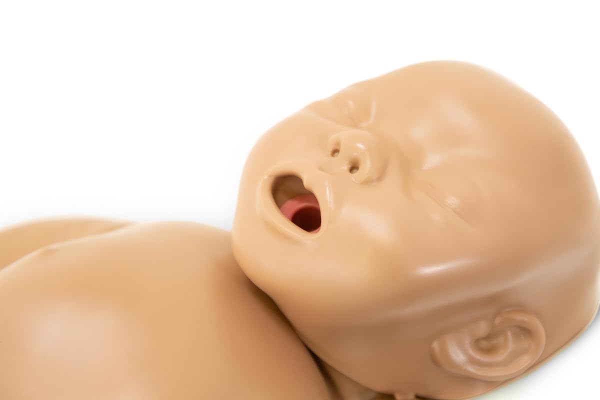 Laerdal Mini Baby Global Set - Inflatable CPR Manikin with Compression Clicker & AED Trainer, Model 103-00250