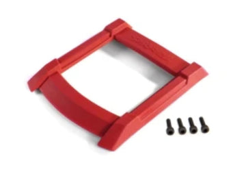 Traxxas 8917R Skid Plate, Roof (Body), Red/ 3x12mm Cs (4)