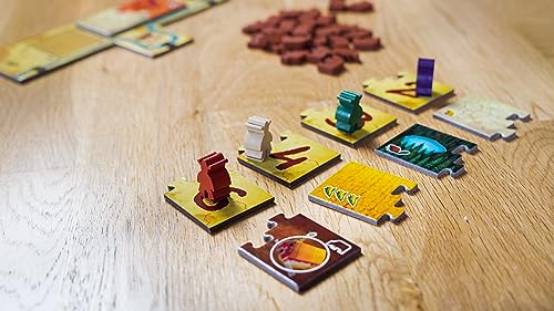 Moon River Board Game | Great Western Theme In Kingdomino Series | 2-4 Players | Ages 8+ | For Kids Teens Adults Family Game Nights | By Blue Orange Games