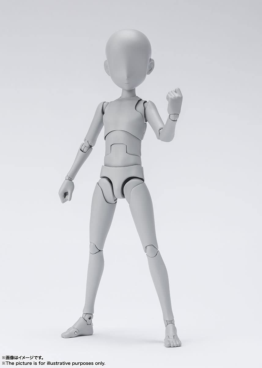 Tamashii Nations - Body Kun Ken Sugimori Edition Dx Set (Gray Color Version), Bandai Spirits S.H.Figuarts Action Figure