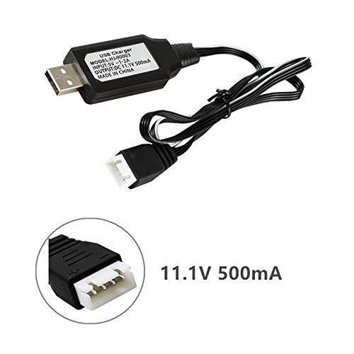 11.1V 1300mAh Lithium Battery for Wltoys XK X450 RC Airplane Fixed Wing Plane 2 Pack with USB Charger