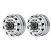 RC-Hub 2pcs Aluminum Alloy Front Wheels Rims for 1/14 Tamiya Trailer Truck RC Car (Width 25mm)