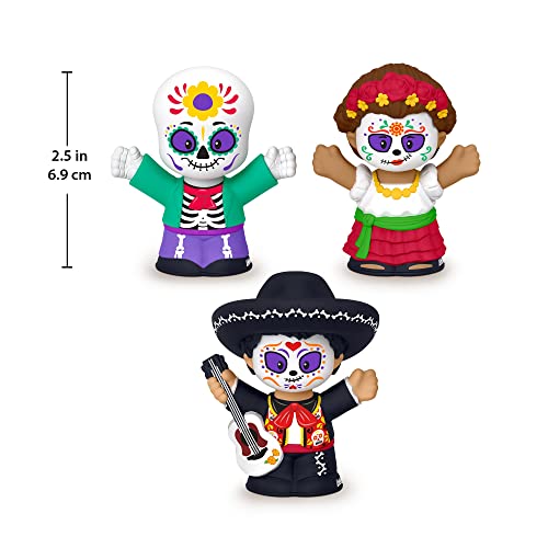 Little People Collector D  a de Muertos Special Edition Set in a Display Gift Package for Adults & Kids, 3 Figures (Pack of 4)