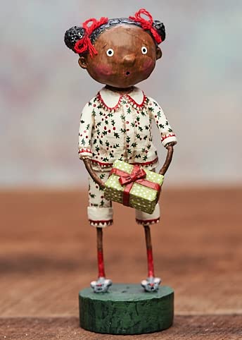 Lori Mitchell Holiday Figurine 'Darling Darlene', 6" H, Multicolor, Vinyl Material