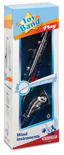 The Original Toy Company Bontempi Toy Saxophone - Junior, 14.5" Plastic, Model SX3931/N