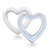 Blublu Park 2 Pcs Inflatable Heart Pool Float, 47.3 X 39.4 Inch Sweet Love Swim Rings Float Loungers Tube For Summer Water Fun B