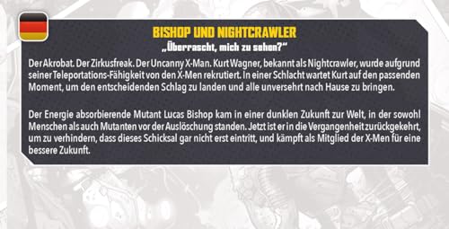 Marvel: Crisis Protocol Bishop & Nightcrawler Character Pack - X-Men Miniatures With Advanced Abilities! Tabletop Superhero Game