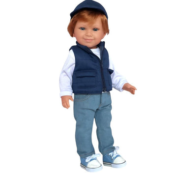 Kennedy And Friends 18 Inch Fashion Dolls- Tilt And Pose Feature And All Vinyl (F1-Jhn)