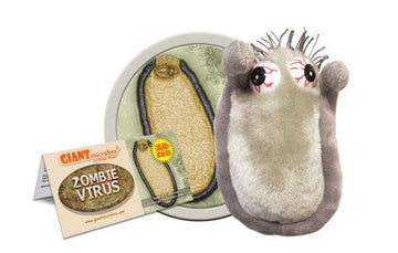 Giantmicrobes Zombie Virus Plush - Educational And Unique Novelty Gift, Includes Information Card, Great Gift For Educators, Lab
