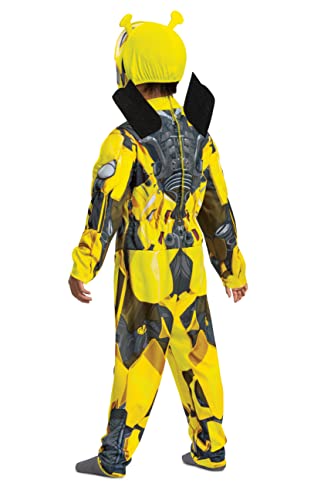 Disguise Bumblebee Toddler Costume, Official Transformers Rise of the Beasts Muscle Padded Costume and Mask, Size (2T)