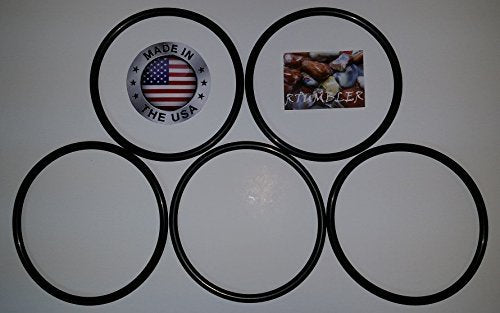 Rtumbler Brand Replacement Drive Belt 5 Pack Compatible With 1/4'' Width Thumler'S Mp-1 And Model T Brand Tumblers