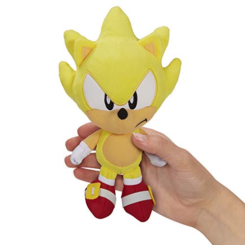 Sonic The Hedgehog Super Sonic 7-Inch Plush Collectible Stuffed Figure