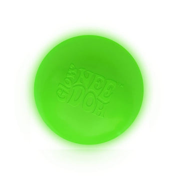 Schylling NeeDoh Glow in The Dark - Sensory Squeeze Toy - Gratifying Glowing Glob - 2.5 Wide - Glow in The Dark (Pack of 1)