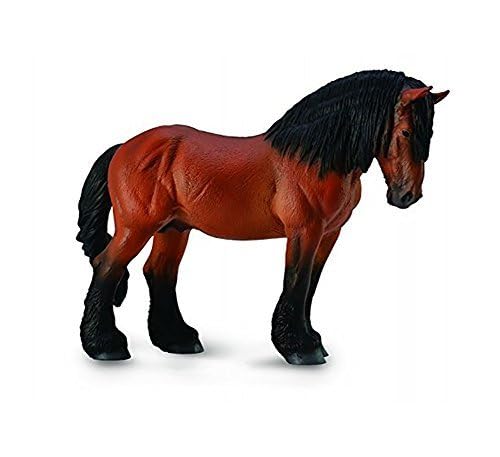 Collecta Ardennes Stallion-Bay Horse Toy