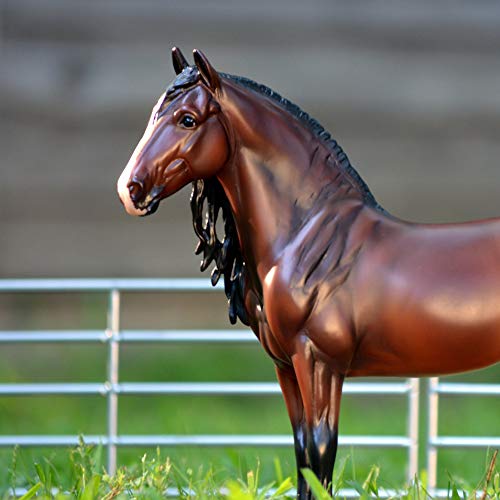 Breyer Traditional Series Dominante Xxix | Horse Toy Model | 1:9 Scale | Model #1809 Brown, Black, White