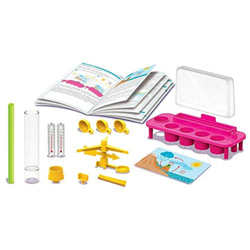 4M Toysmith, Steam Powered Girls Weather Station, Meteorologist Diy Stem Toy, For Girls Ages 8+