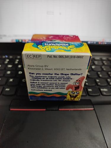 SHASHIBO Spongebob Squarepants Shape Shifting Box - STEM Magnetic Fidget Cube That Transforms Into Over 70 Shapes, Download Fun