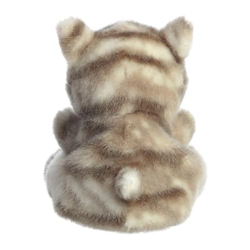 Aurora, 33614, Palm Pals Silver Kitty Cat, 5In, Soft Toy, Grey & White