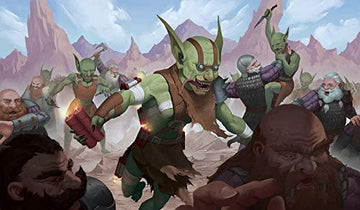 Fantasy North - Krazz - Goblin Bomber - Tcg Trading Card Game Playmat And Mouse Pad - 24 X 14 Inches - Perfect For Magic Mtg Com