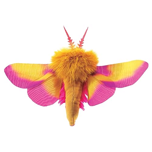 Folkmanis Mini Rosy Maple Moth Finger Puppet