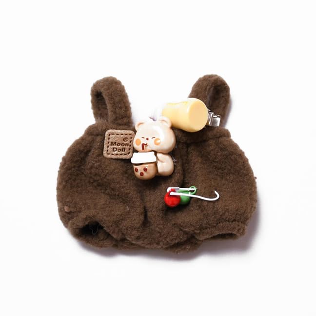 Yamaso 17Cm Doll Clothes Suitable For 17Cm Dolls Accessories Sitting 1Hat+1Romper+1Camera Backpack No Doll