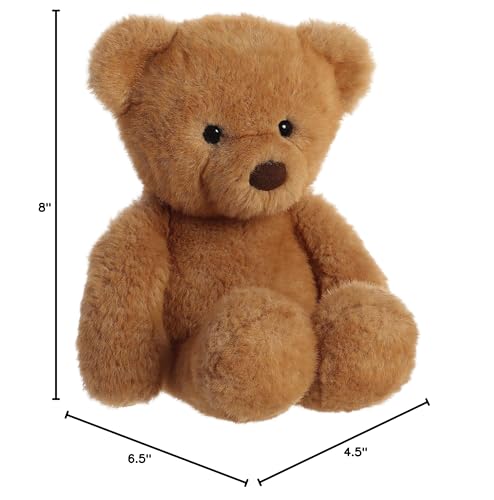 Aurora® Snuggly Softie Bear™ Stuffed Animal - Brown - 13 Inches - Large - Polyester - Comforting Companion for Imaginative Play