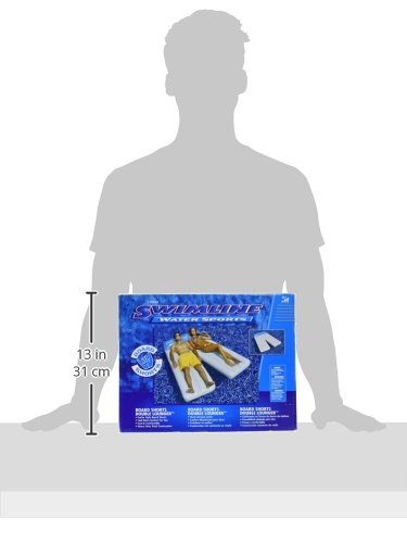 Swimline Board Shorts Double Mat Pool Float