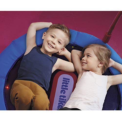 Little Tikes Light-Up 3-Foot Trampoline With Folding Handle For Kids Ages 3 To 6