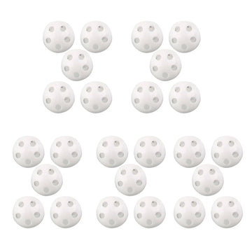 Toddmomy 50Pcs Toy Rattle Box Repair Round Doll Noise Maker Insert Squeaker For Baby Pet Doll Dog Accessories, 28Mm