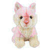 Forest & Twelfth 7'' Stuffed Pink Wolf, Soft Plush Toy, Cute Stuffed Animal For Boys And Girls, Realistic Looking Small Stuffed