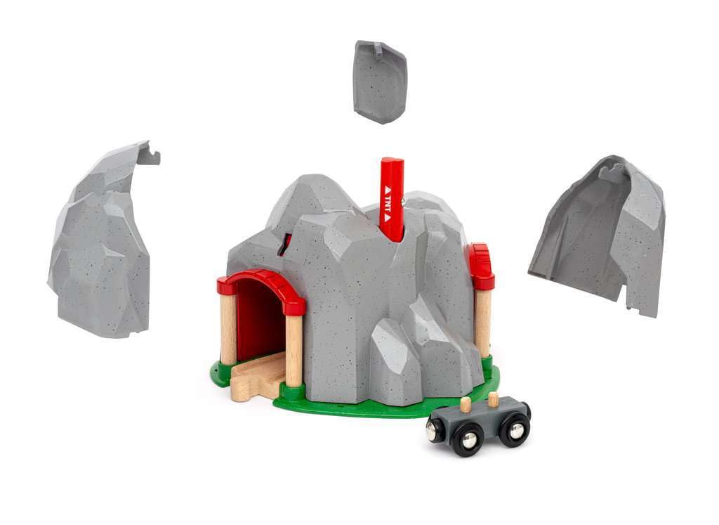 Brio World – 36044 Exploding Tunnel | Toy Train Set For Kids Ages 3 Years And Up