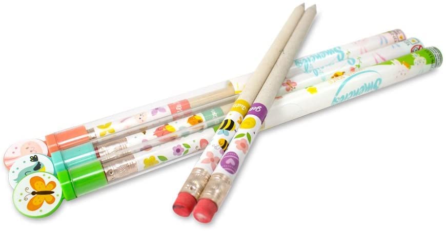 Spring Smencils (2 Pack) - Hb #2 Patented Gourmet Scented Pencils, 5 Count, Gifts For Kids, School Supplies, Classroom Rewards, Easter Day