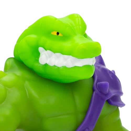 Heroes of Goo Jit Zu Stretch Strikers Hero Pack - Rock Jaw Action Figure, Multicolor, Stretches 3X Size, Model 42845