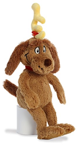 Aurora® Whimsical Dr. Seuss™ Max Stuffed Animal - Magical Storytelling - Officially Licensed - Brown 16 Inches