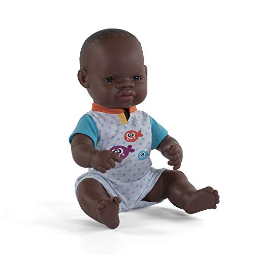 Miniland Educational - 12.63'' Anatomically Correct Newborn Baby Doll, African Boy