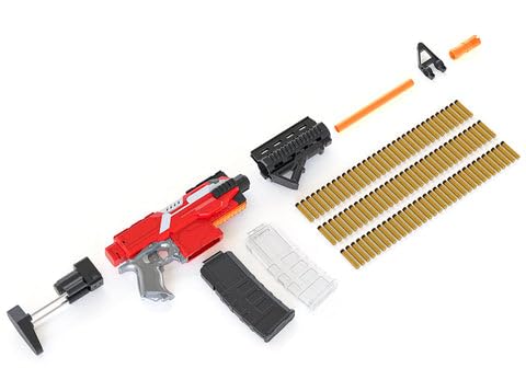 Skywin Electric Toy Shooting Kit - Automatic Game Toy Shooting For Boys With Foam And Soft Bullets (100 Darts) Shooting Game Toy
