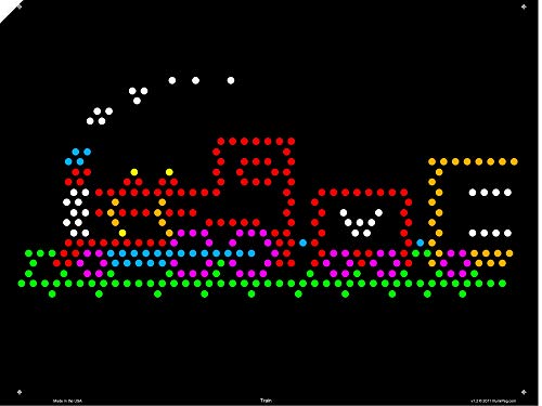 Illumipeg Things That Go Refill Templates For Pre-1994 Original Lite Brite (10 Sheets, 9X12)