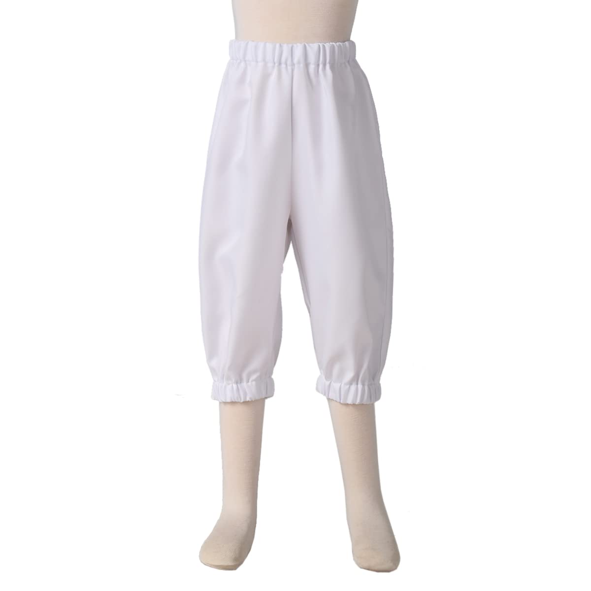 Bpurb Boys Colonial Costume 18Th Century Colonial Boys Costume Boys Colonial Pants Boys Knicker Pants Size 7 8 10 12 14 16 (Whit