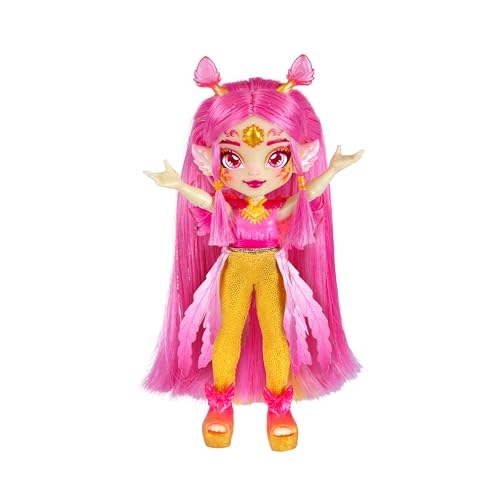 Magic Mixies Pixlings Shimmerverse 6.5 Doll - Create & Mix Magic Potion to Reveal Pheona The Phoenix, Multicolor Fashion Toy