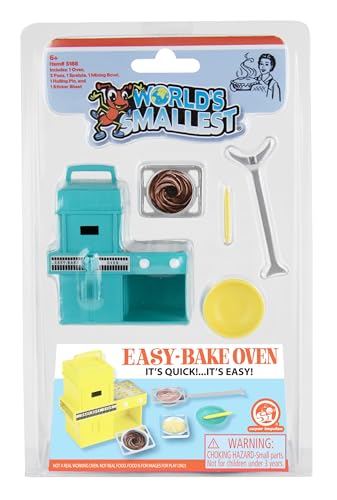 World's Smallest Mini Easy Bake Oven - Plastic Toy Oven for Kids, Multi-Color, Model 5188