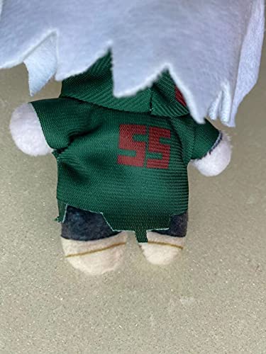 Groydbna Anime Plush Doll Cosplay Plushie Figure Cute Stuffed Keychain,(Nagito Komaeda)